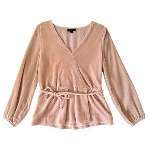 J Crew Top Womens 2 Crushed Velvet Fairy Y2K Retro Babydoll Heritage Preppy Ivy